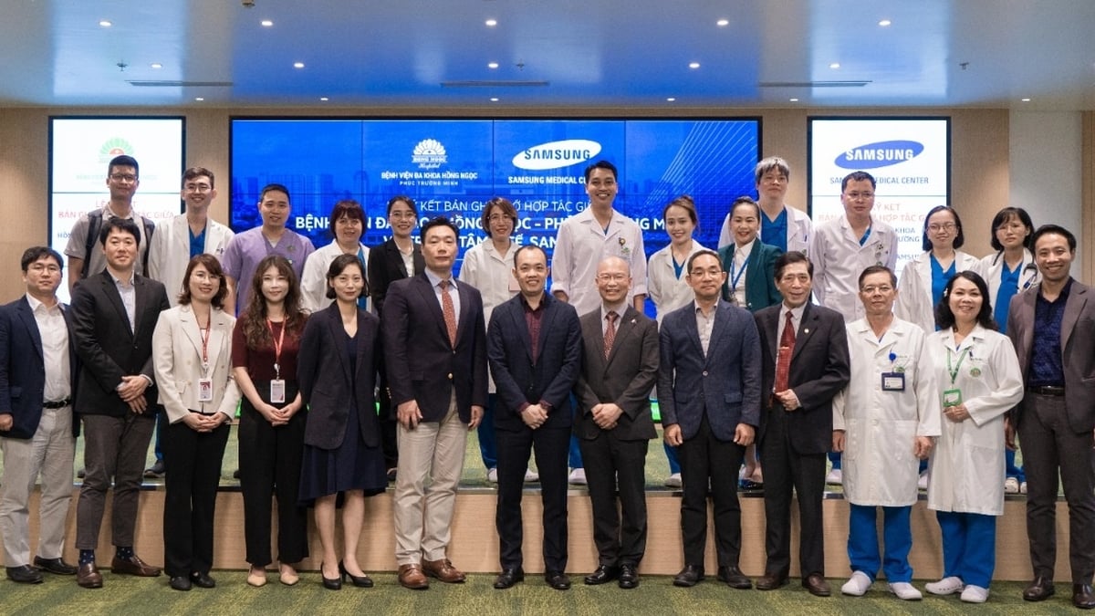 Hong Ngoc General Hospital and Samsung Medical Center organize a workshop on breast cancer management