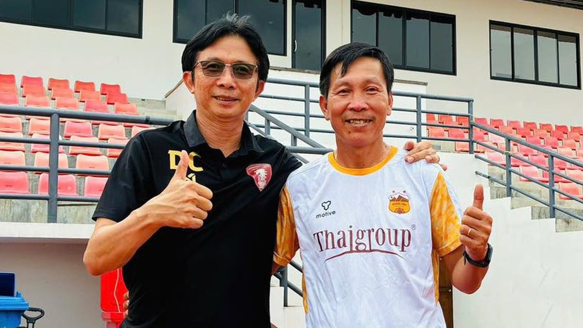 HAGL reunites with 'old friend' Dusit in Thailand, continues to play friendly matches to train the team
