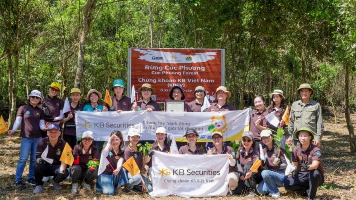 KBSV หว่านต้นไม้ 2,500 ต้นเพื่อแคมเปญ Vietnam Green Contribution 2025