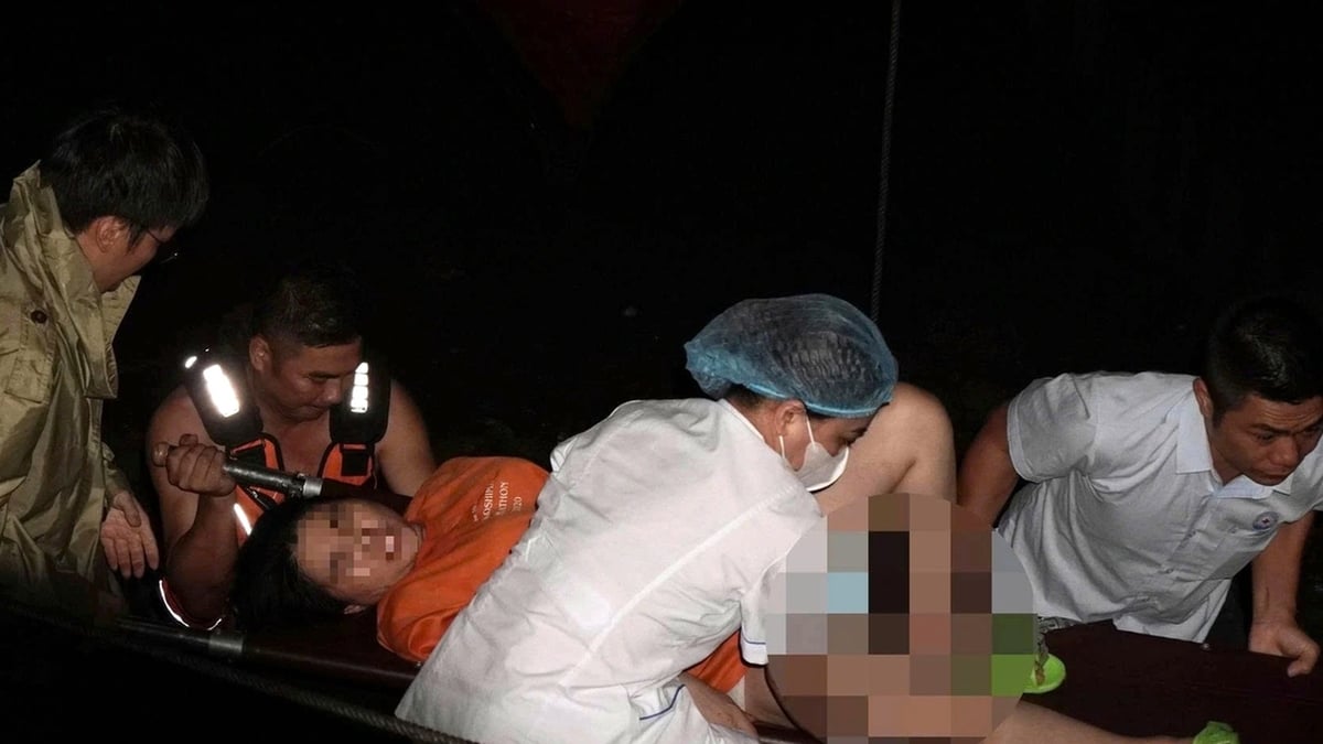 Cruzando el mar hacia la isla en una noche tormentosa para rescatar a una mujer embarazada gravemente enferma