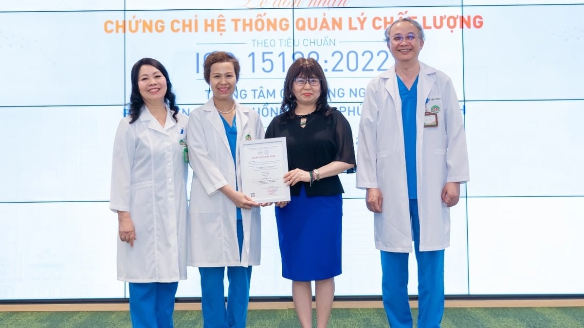 ศูนย์พันธุกรรมฮ่องง็อกได้รับใบรับรอง ISO 15189:2022