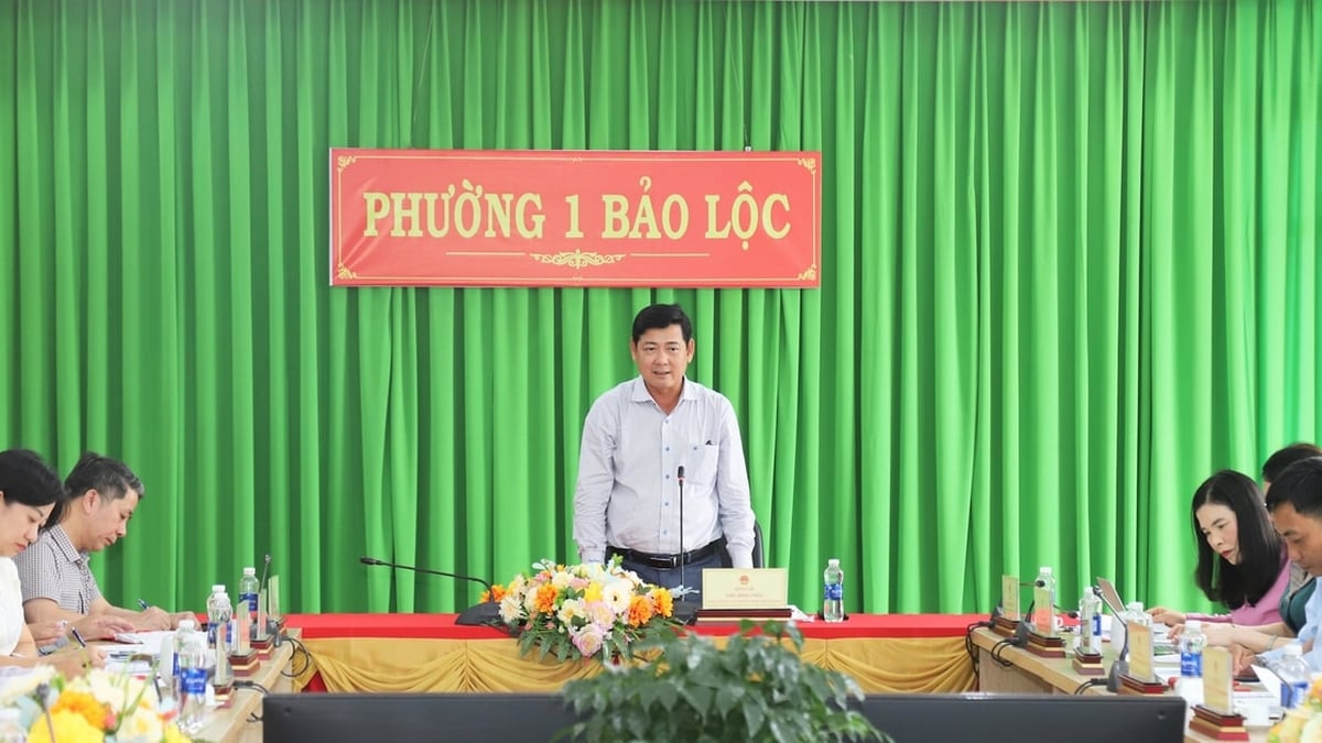 Ward 1 Bao Loc: Public investment projects and works are facing difficulties
