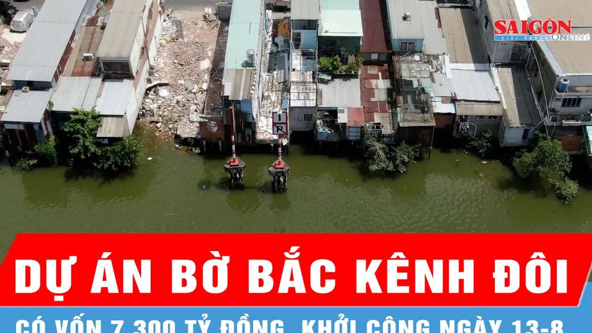 El 13 de agosto, Ciudad Ho Chi Minh inició el proyecto del Canal de la Ribera Norte de Doi, valorado en 7.300 mil millones de dongs.