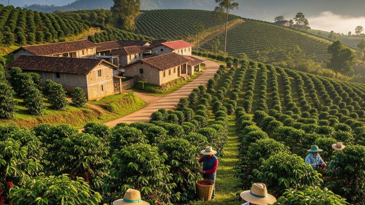 Coffee price today 8/8/2025: The floor is submerged in green, the garden is flooded with red