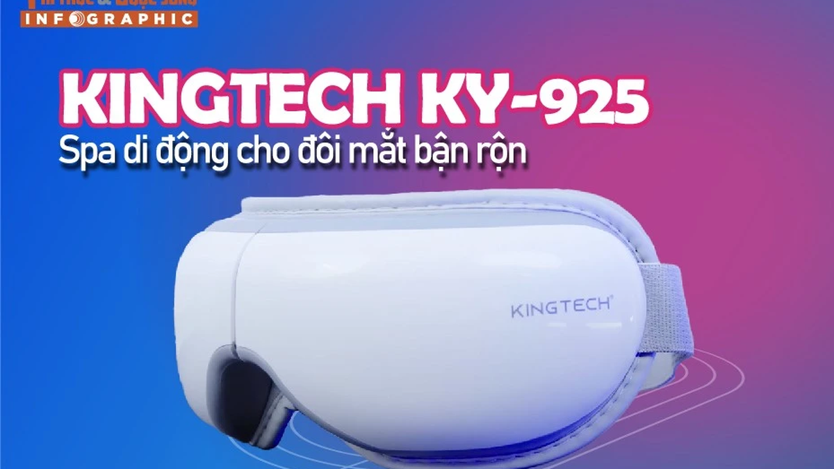 [إنفوجرافيك] KINGTECH KY-925: منتجع صحي متنقل للعناية بالعيون المشغولة
