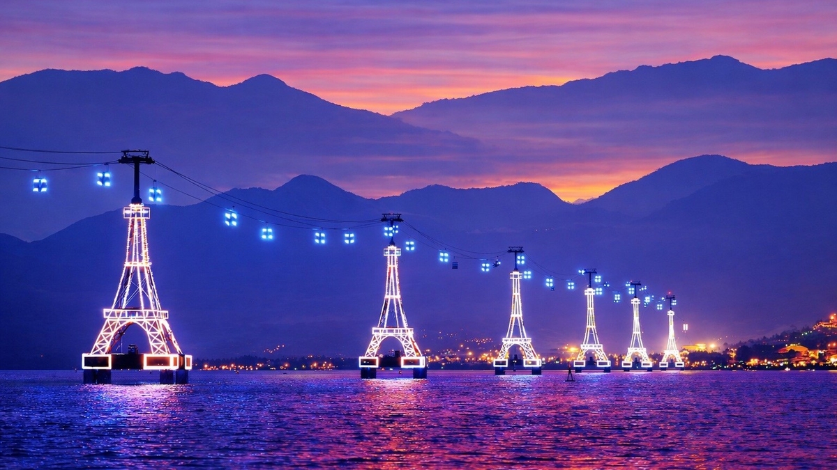 Telecabina Vinpearl Nha Trang se numără printre cele mai frumoase telecabine din Asia.
