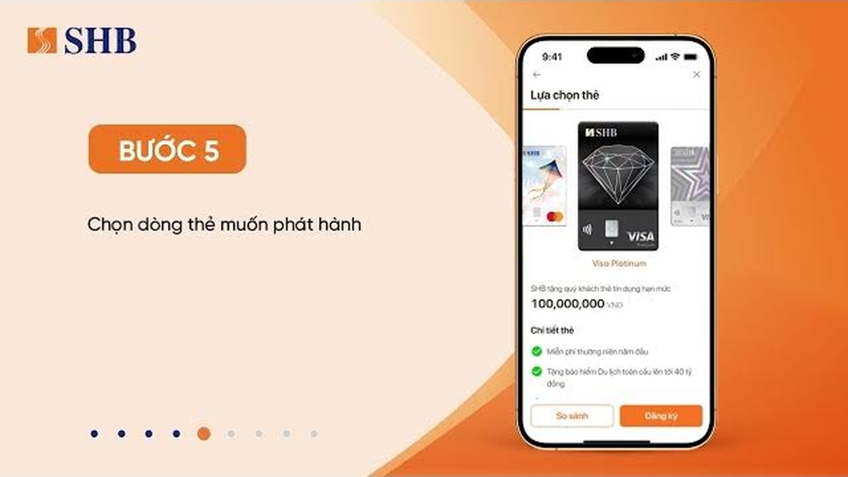Hướng dẫn đăng ký thẻ tín dụng online trên SHB SAHA