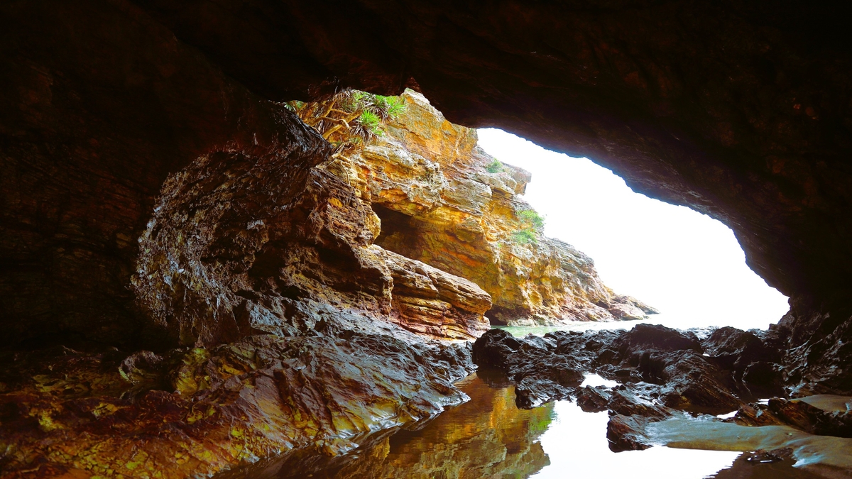 Nghe An: Explorando la cueva Mui Trau al pie de la montaña Manh Son.