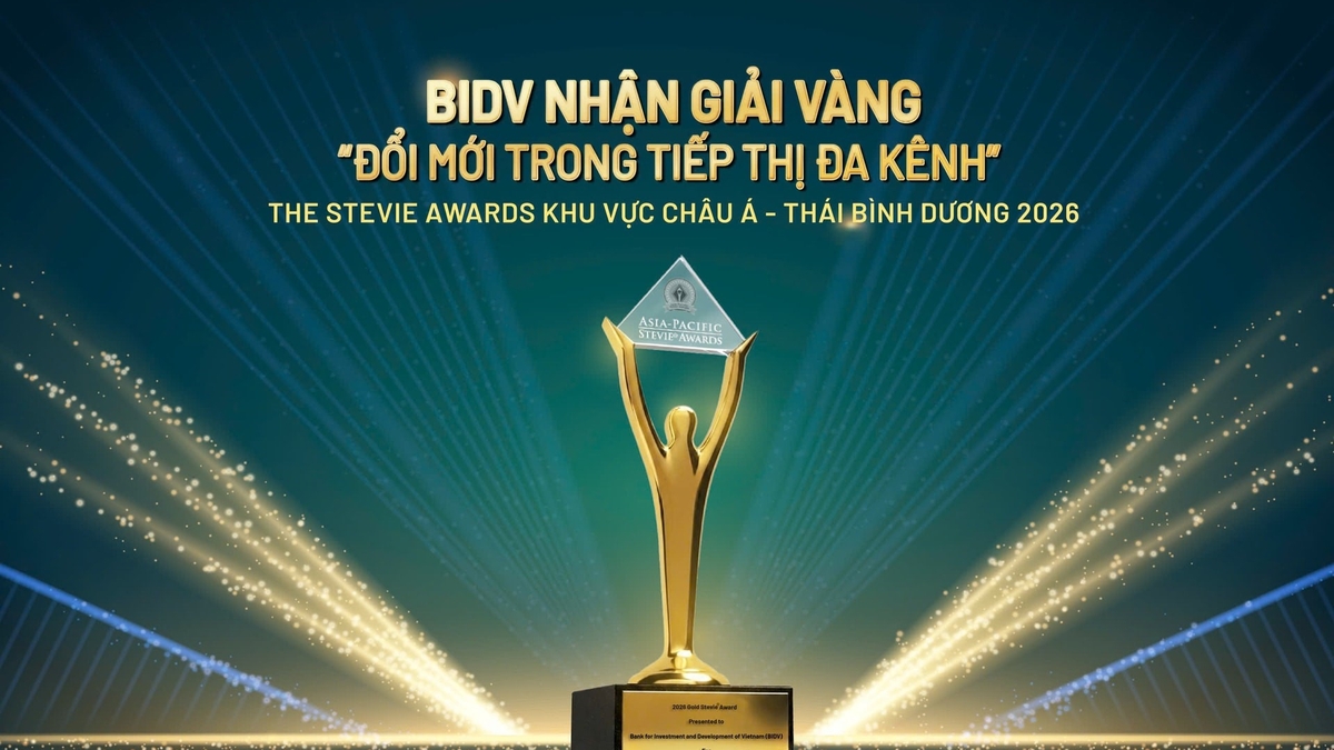 BIDV memenangkan Penghargaan Emas di The Stevie Awards untuk komunikasi pendidikan keuangan.