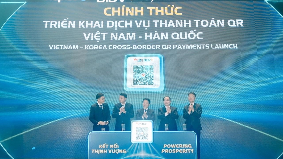 BIDV, Hana Bank, dan para mitranya meluncurkan layanan pembayaran QR Vietnam-Korea.