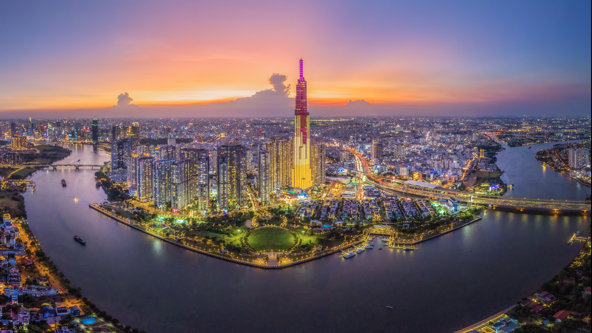 Ho Chi Minh-staden blir alltmer framträdande med sin strategiska infrastruktur.