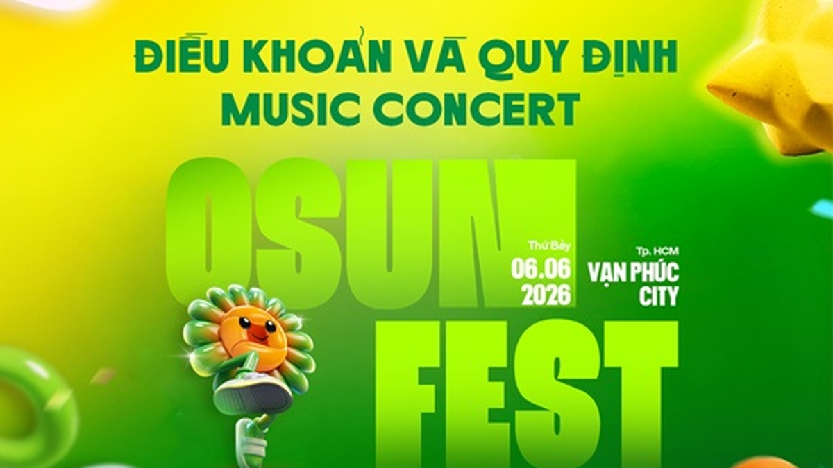 Villkor för OSUNFEST-musikkonserten