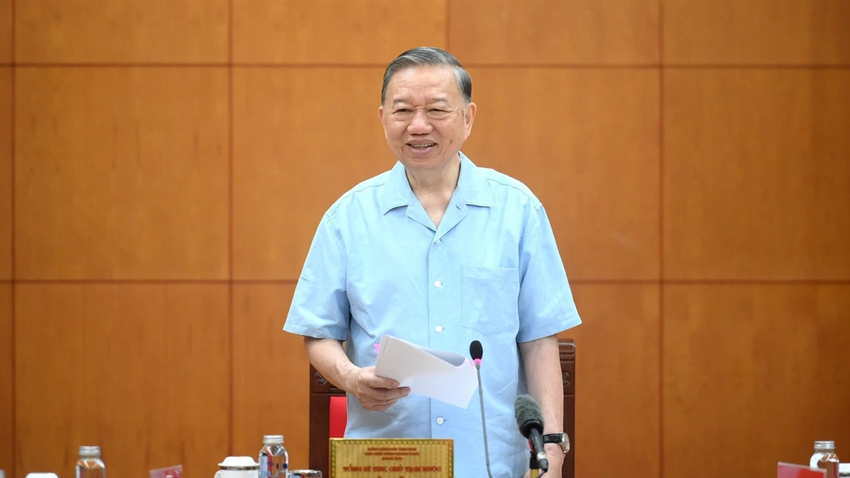 [Ảnh] Tổng Bí thư, Chủ tịch nước Tô Lâm chủ trì làm việc về đánh giá các nguồn lực phát triển đất nước