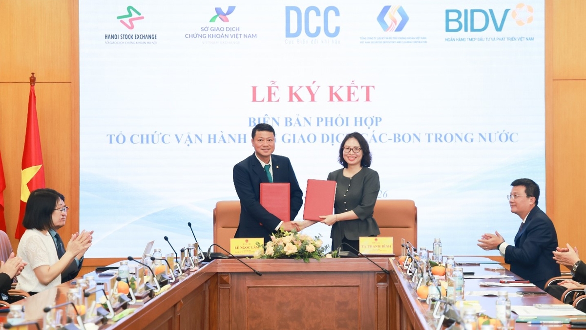 BIDV phối hợp tổ chức vận hành sàn giao dịch các-bon trong nước