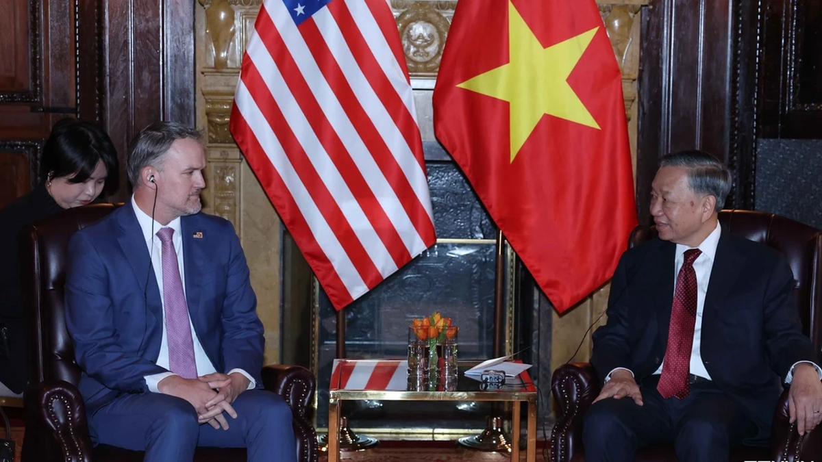 Image 11: 【照片】总书记兼国家主席杜林接见美国贸易代表