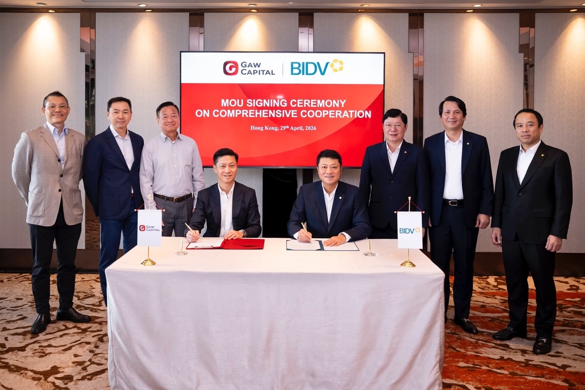 BIDV e Gaw Capital Partners rafforzano la cooperazione per promuovere progetti di investimento di alta qualità.