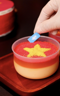 Xu hướng làm bánh in hình cờ đỏ - sao vàng
