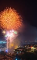 하노이, 9월 2일 국경일 축하 불꽃놀이로 화려하게 장식