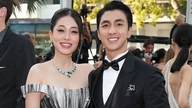 Skuespilleren Binh An og andenpladsen Phuong Nga så strålende ud på den røde løber i Cannes.