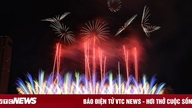 'Fireworks Dragon' melukiskan gambaran alam yang menakjubkan di langit di atas Da Nang.