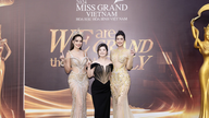 Vietnámi szépségek és jóképű férfiak serege lepi el a Miss Grand Vietnam 2024 döntőjét.