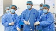 مشکل در بلعیدن به دلیل اختلال در عملکرد مری.