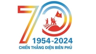 Hivatalos logóterv a Dien Bien Phu győzelem 70. évfordulójának megemlékezésére.