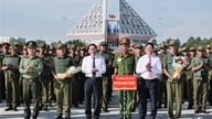 Lễ ra mắt Lực lượng tham gia bảo vệ an ninh, trật tự ở cơ sở