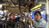 Opiskelija Trinh Thu Huong: Tavoittelee unelmaansa tulla auto"lääkäriksi".