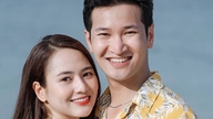 Thu Quynh tampak berseri-seri, aktris Viet Hoa dan suaminya berbagi momen mesra di pantai.