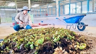 廃棄物を有機肥料に加工することで、持続可能な農業を実現する。
