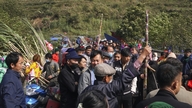 Go to the rocky plateau of Ha Giang to see the Hmong people play 'lai cat chi'.