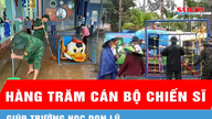 Bantulah sekolah-sekolah membersihkan diri setelah banjir.