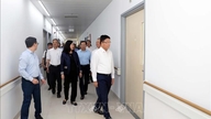 Deputy Prime Minister Le Thanh Long inspects the Bach Mai Hospital Phase 2 Project and Viet Duc Hospital.
