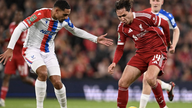 Liverpool kärsi murskatappion Crystal Palacelle Liigacupin neljännesvälierissä.