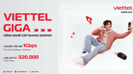 Pachet de internet GIGA super rapid începând de la doar 320.000 VND/lună