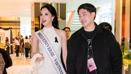 Frøken Huong Giang er eftertragtet som en stjerne ved Miss Universe 2025.