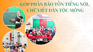 Hozzájárulás a hmong nyelv és írás megőrzéséhez.