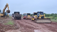 Будівництво об'їзної дороги Національної автомагістралі 37 через комуну Гіа Лок стикається з проблемами придбання землі.