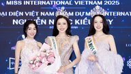 Nguyen Ngoc Kieu Duy kilpailee Miss International 2025 -kilpailussa.