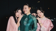 배우 탄흐엉의 아름답고 키 큰 두 딸.