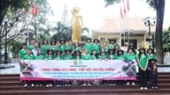 Posilování vazeb mezi vietnamskými rodinami a laoskými a kambodžskými studenty.