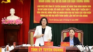 Arbejdsgruppe nr. 5 i den centrale styringskomité arbejder sammen med Tuyen Quang Provincial Party Committee.