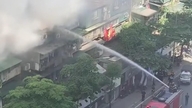 Hanói: Incêndio no complexo residencial Trung Tu foi extinto rapidamente.