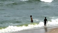 붕따우의 바닷물은 미세조류 때문에 특이한 녹색을 띕니다.