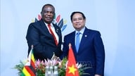 Le Premier ministre a rencontré le vice-président du Zimbabwe, Constantino Chiwenga.
