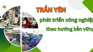 Tran Yen entwickelt die Industrie in eine nachhaltige Richtung.