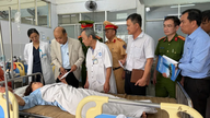 Ulykke på Da Nang - Quang Ngai-motorvejen: Alle passagerer i bussen var familiemedlemmer.