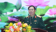 General Nguyen Tan Cuong ledede konferencen om forvaltning af maritime grænser.