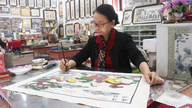 Preserving the traditional craft of Dong Ho folk painting.